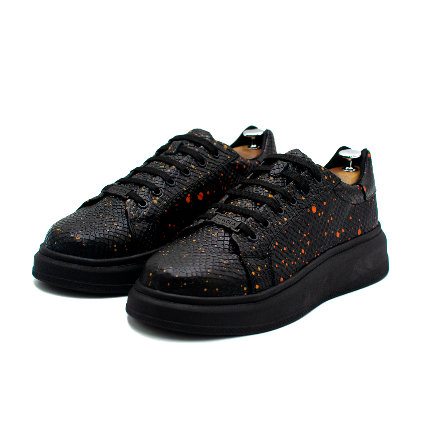 TENIS SNEAKERS EN PIEL RES GRABADA FULL DE PITÓN - LOP023