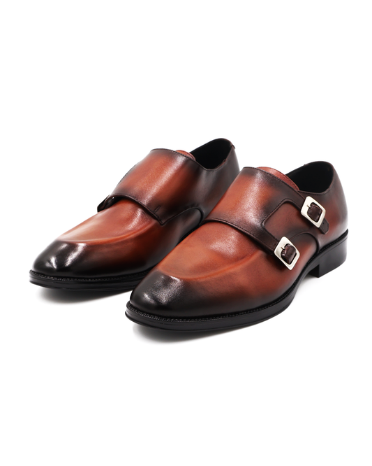 ZAPATO DE VESTIR MONKSTRAP EN COLOR MIEL PARA HOMBRE
