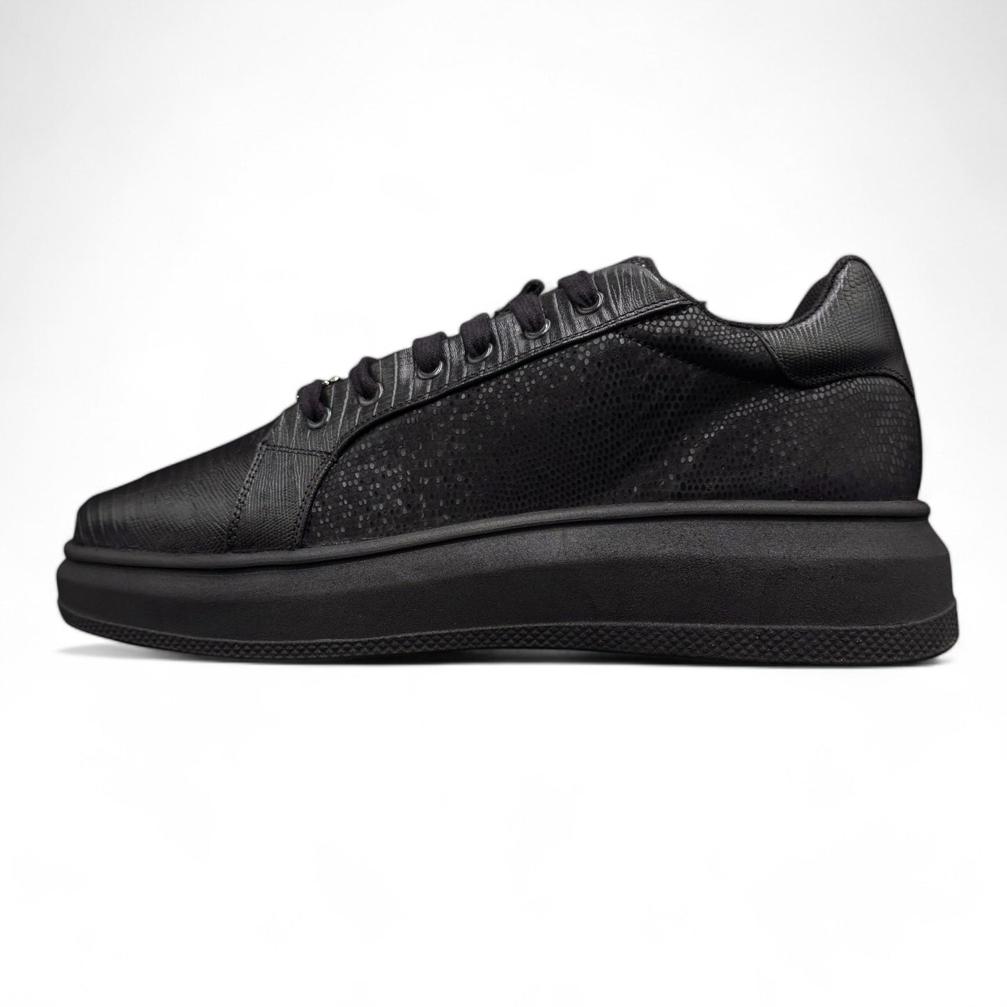 TENIS SNEAKERS ZANKORA NEGROS MISFIT Y LIZARD SUELA CONFORT - LZU8HF