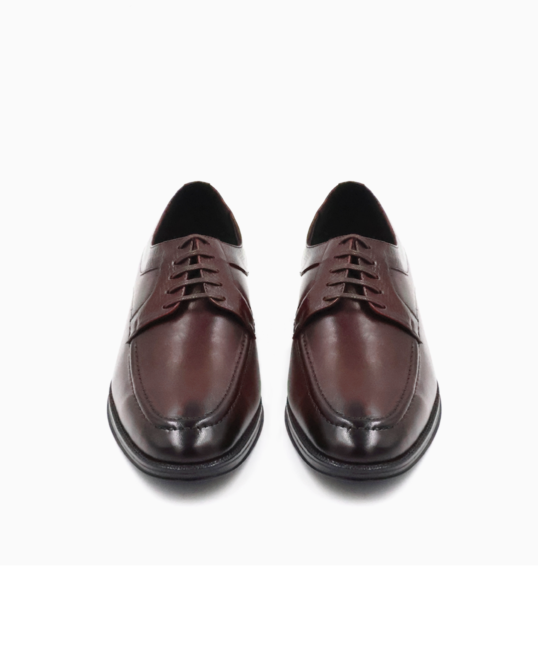ZAPATO DE VESTIR CAFÉ EN PIEL DE BECERRO Y TERNERA