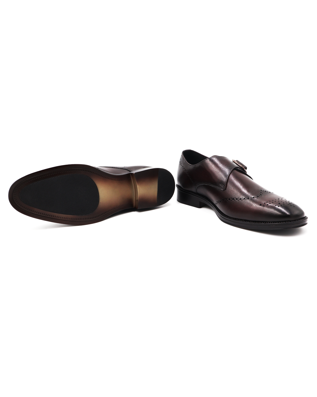 ZAPATO DE VESTIR MARRÓN PARA HOMBRE EN PIEL DE VACUNO