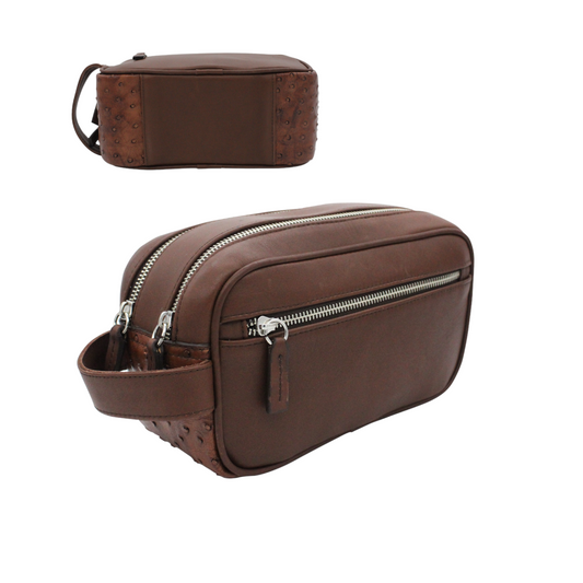 NECESER DE AVESTRUZ CON TERNERA CHEDRON - NSA97R