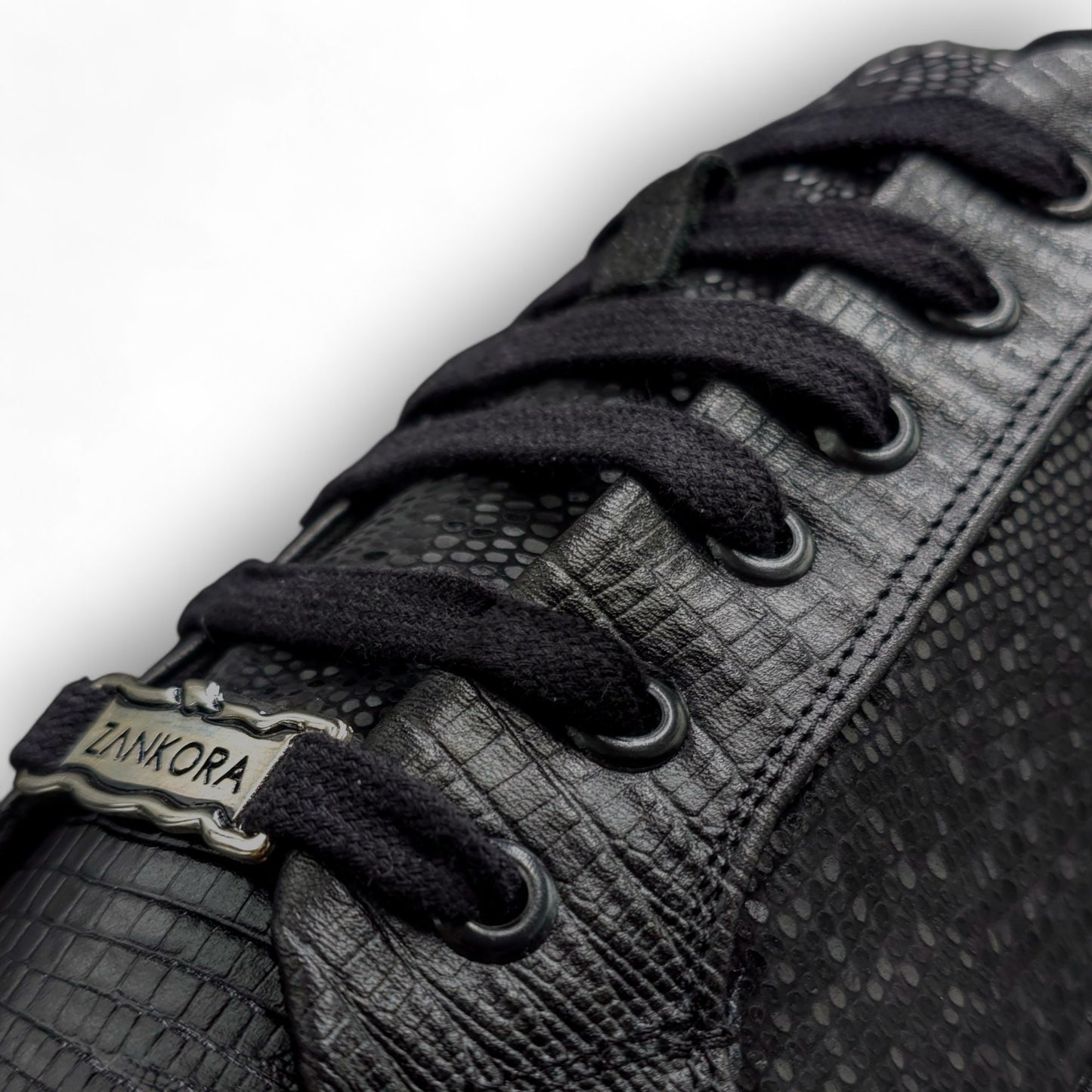 TENIS SNEAKERS ZANKORA NEGROS MISFIT Y LIZARD SUELA CONFORT - LZU8HF