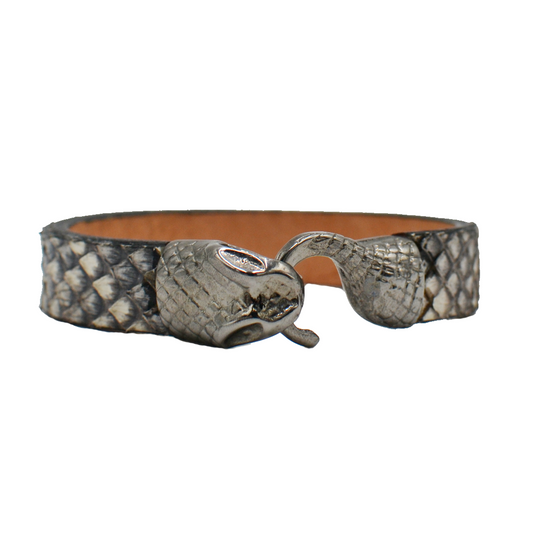 PULSERA CROSTA COMPLETAMENTE DE PIEL PITÓN - PPC710C