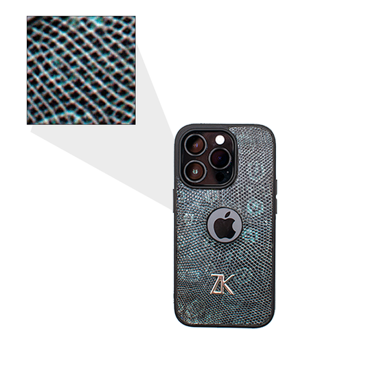 FUNDA EN PIEL GRABADA DE LIZARD RING - FIU290K