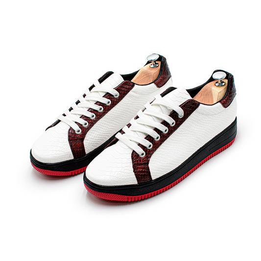 TENIS SNEAKERS COMPLETAMENTE DE PITÓN - OTN857FG