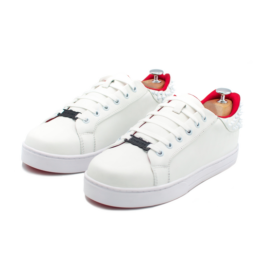 TENIS SNEAKERS EN PIEL GENUINA DE BECERRO ITALIANO CON ESTOPEROLES - KOE092D