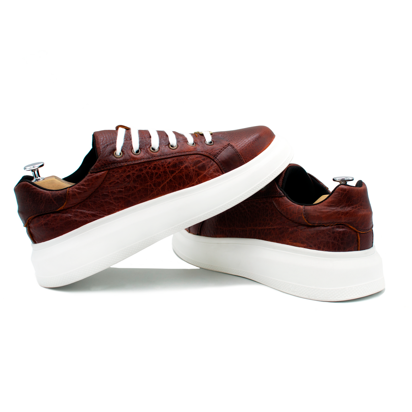 TENIS SNEAKERS EN PIEL GENUINA TOTALMENTE DE BISONTE - SBI203