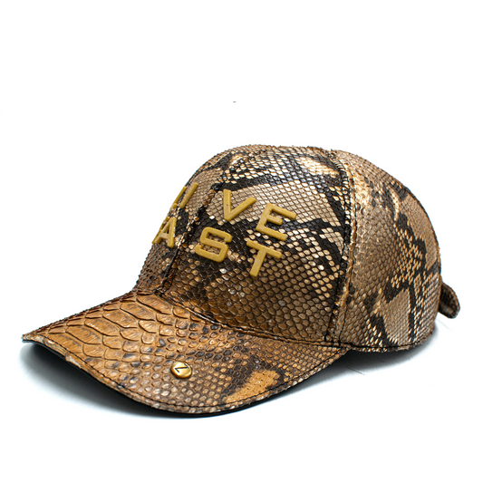 GORRA DE PITÓN COLOR MIEL - GOR390S