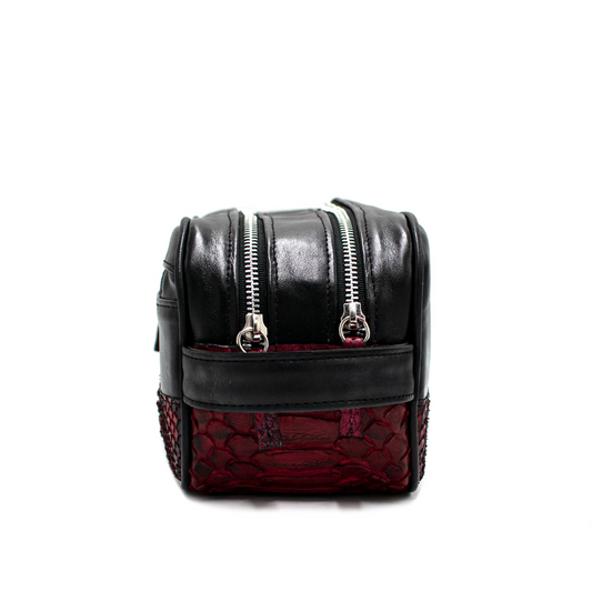 NECESER DE PIEL EXÓTICA DE PITÓN - KJI983I