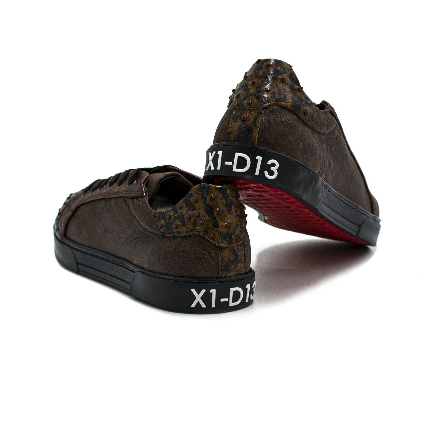 TENIS SNEAKERS COMPLETAMENTE DE AVESTRUZ - HFJ873U