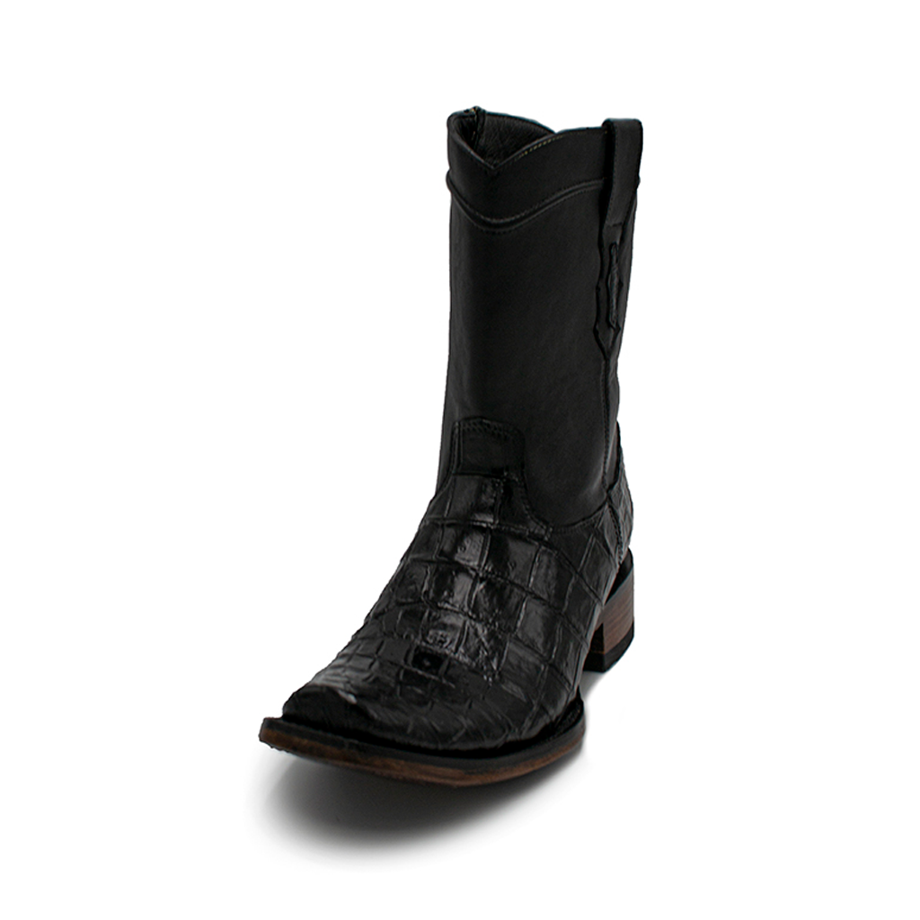 BOTAS CASUALES DE TUBO CORTO EN PIEL DE COCODRILO - BCC577H