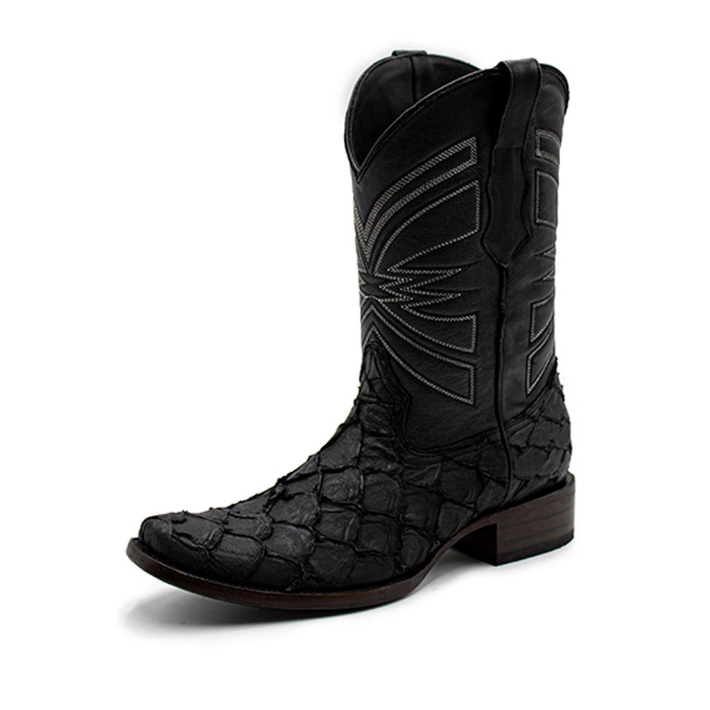 BOTAS VAQUERAS DE PIEL EXÓTICA DE PESCADO PIRARUCU - BV958PZ