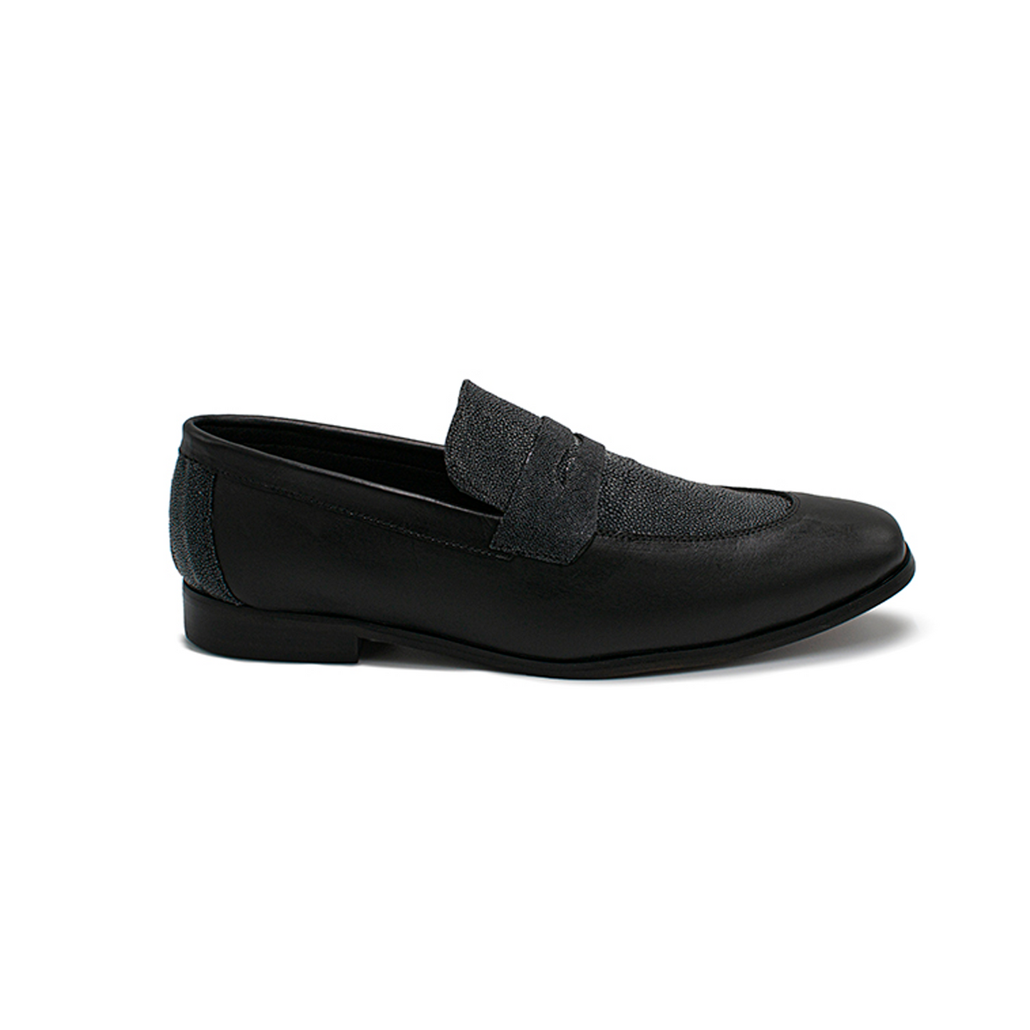 MOCASINES DE VESTIR EN PIEL EXÓTICA DE MANTARRAYA PULIDA - MOC985H