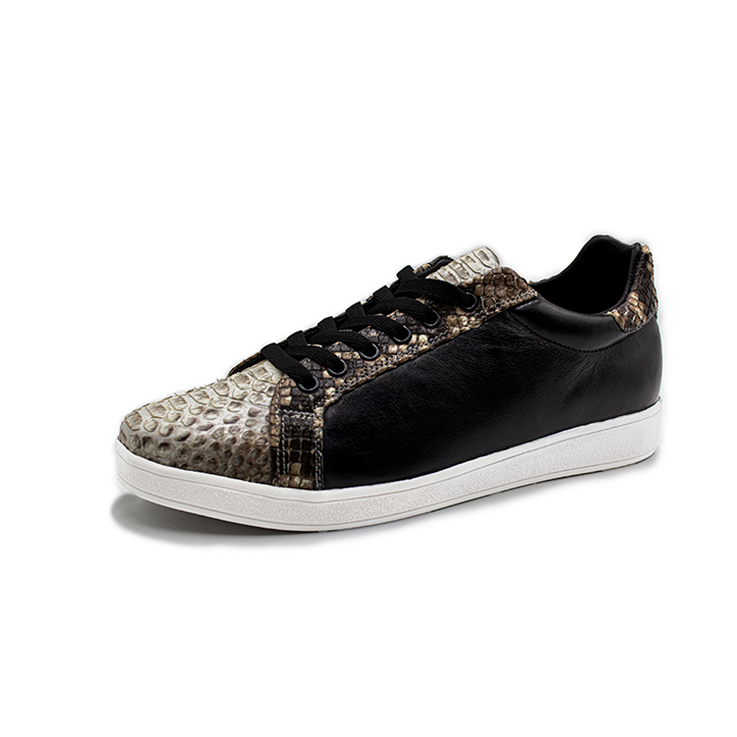 TENIS SNEAKERS DE BECERRO Y PITÓN - PBN857H