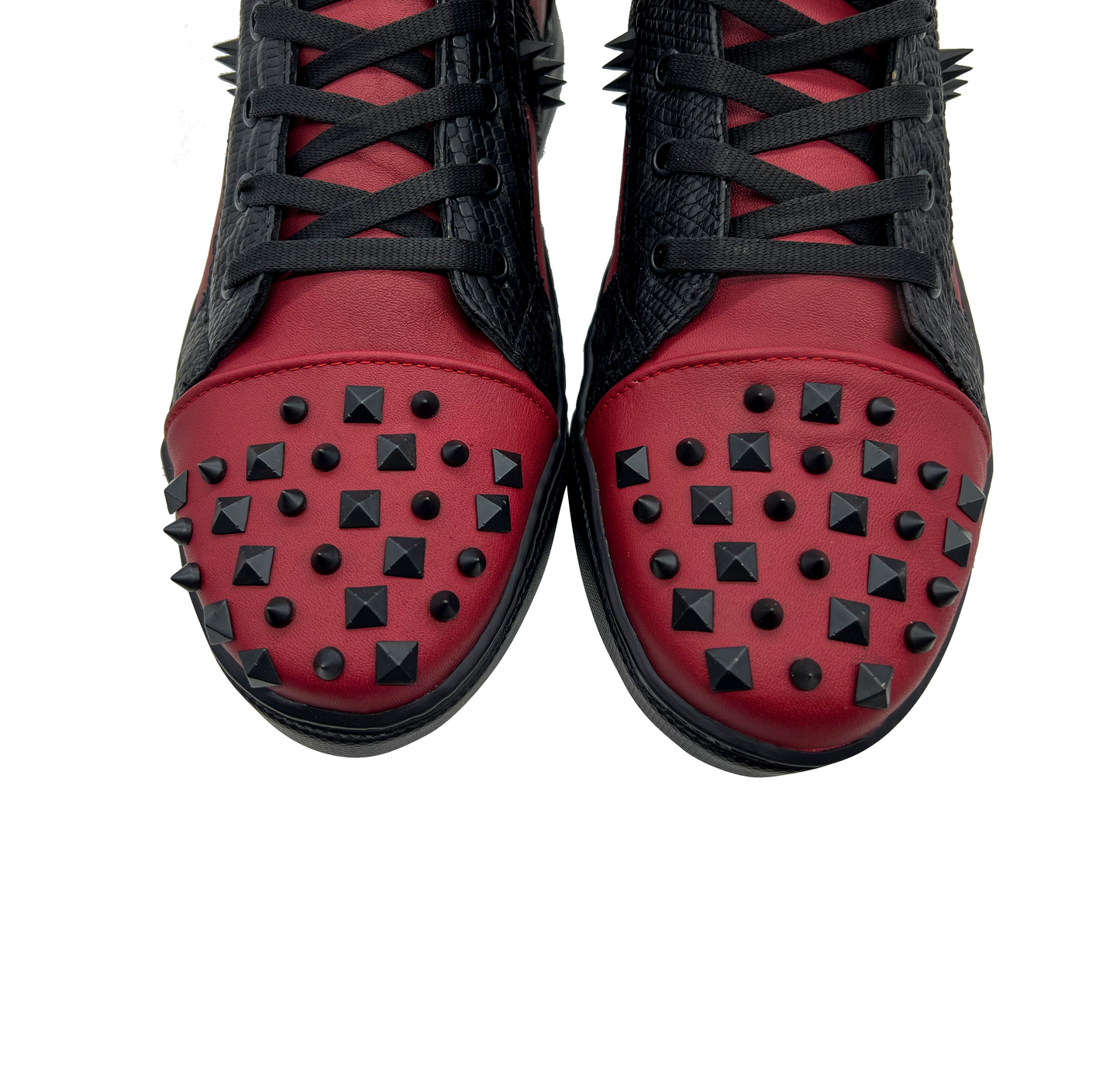 TENIS BOTITAS ROJAS DE LIZARD CON ESTOPEROLES - AHD784J