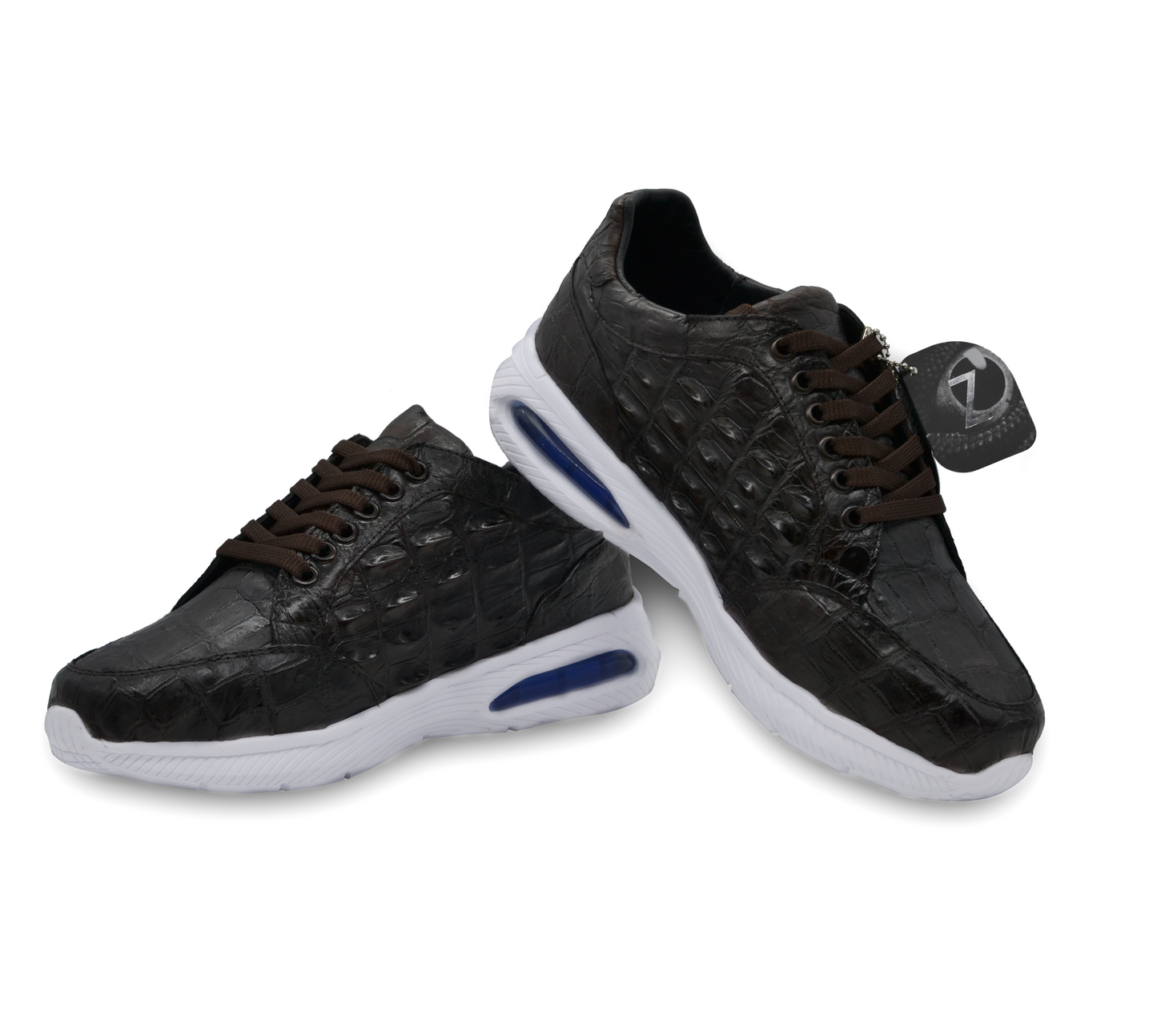 TENIS SNEAKERS COMPLETAMENTE DE COCODRILO - AJS789J