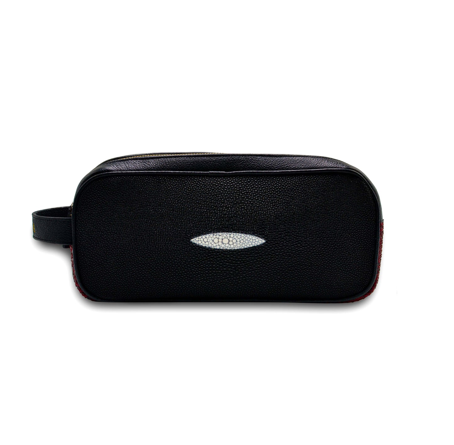 NECESER DE PIEL EXÓTICA MANTARRAYA CON PITÓN - GJD575L