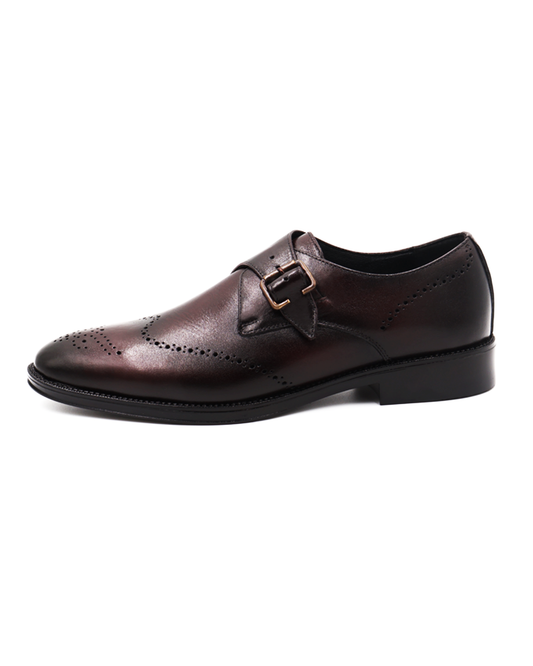 ZAPATO DE VESTIR MARRÓN PARA HOMBRE EN PIEL DE VACUNO