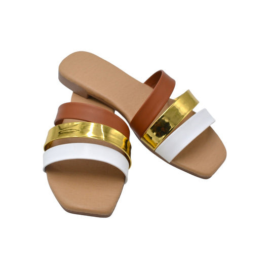Sandalias para Dama - Sapphire Breeze Shiny Sandals