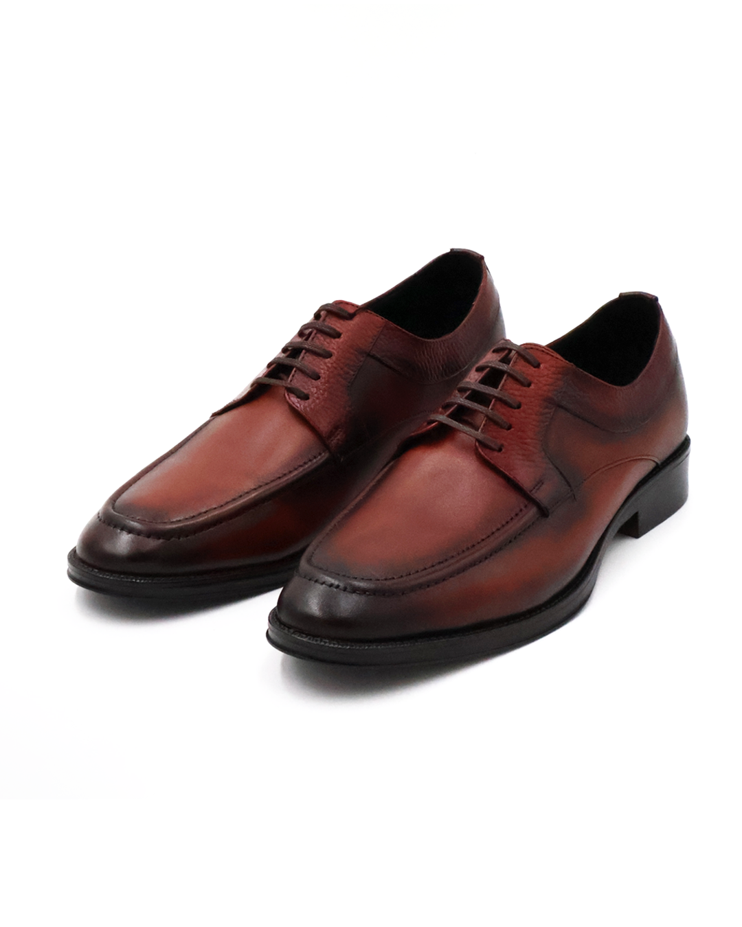 ZAPATO CASUAL CAFÉ TEJIDO A MANO EN PIEL DE BECERRO Y TERNERA