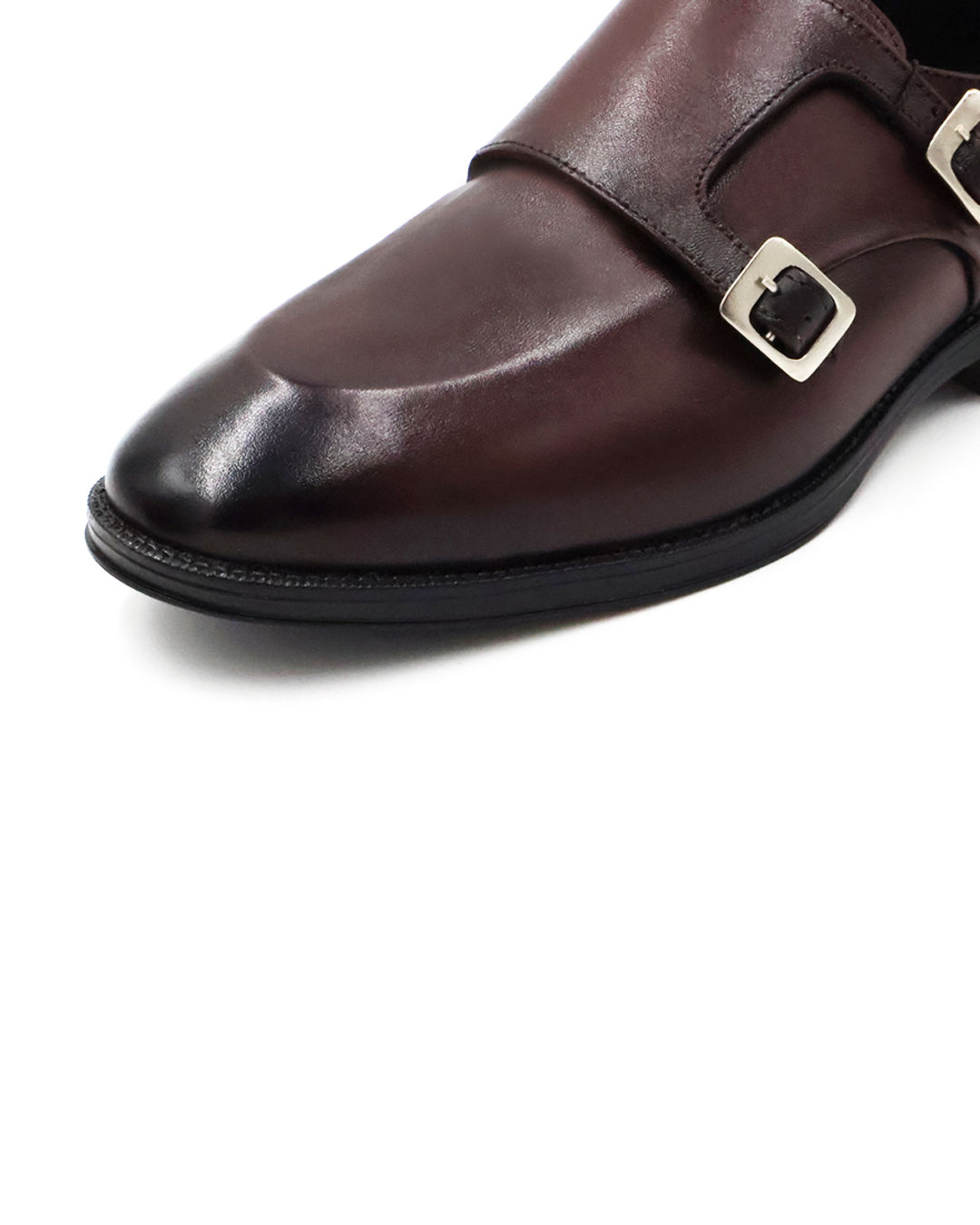 ZAPATO DE PIEL FORMAL SOMBREADO A MANO PARA HOMBRE