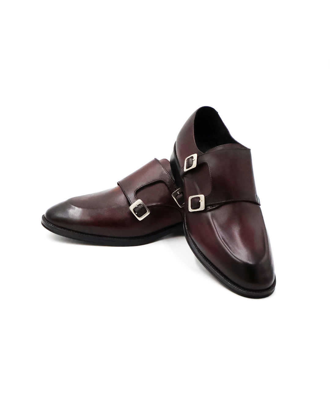 ZAPATO DE PIEL FORMAL SOMBREADO A MANO PARA HOMBRE