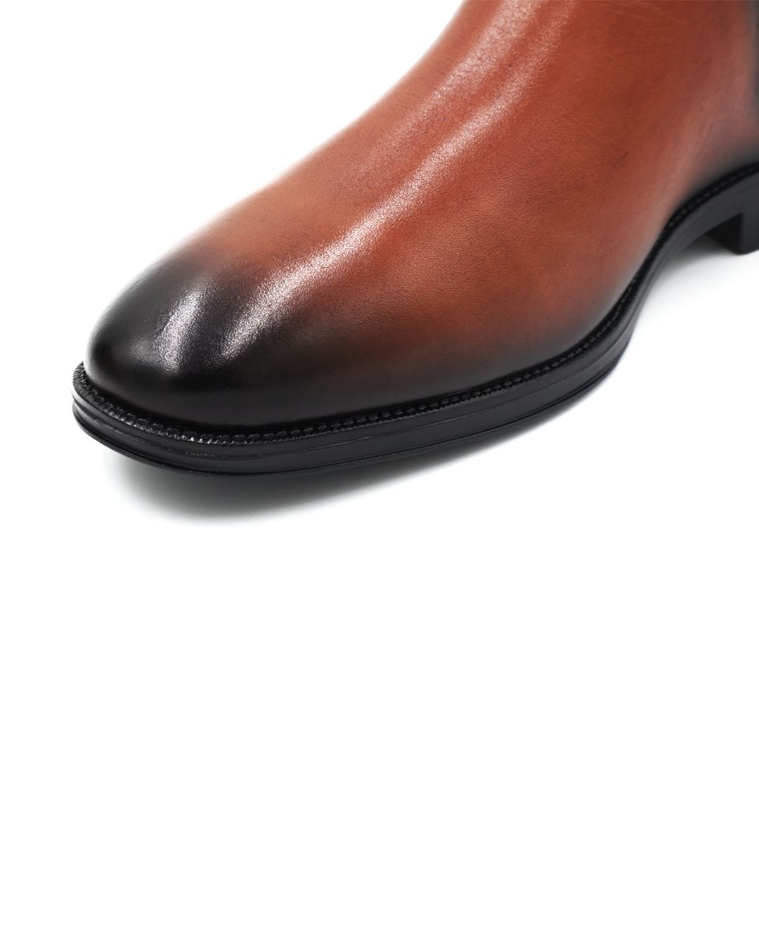 BOTÍN MIEL CLÁSICO DE PIEL PARA HOMBRE