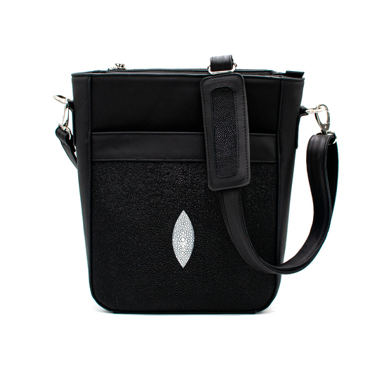 BANDOLERA EN PIEL DE MANTARRAYA MACHO - WIE932O