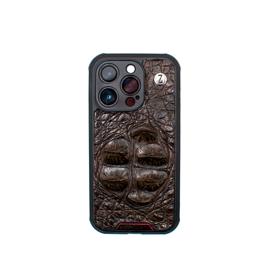 FUNDA EN PIEL GENUINA DE NUCA DE COCODRILO - HEO392I