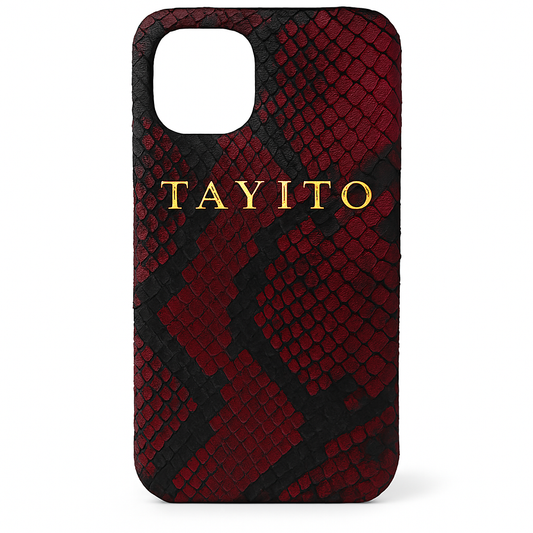 FUNDA / CASE / CARCASA PARA CELULAR EN PIEL / CUERO EXÓTIC DE SERPIENTE PITÓN CORTE BELLY (PANZA) - RSZ012B