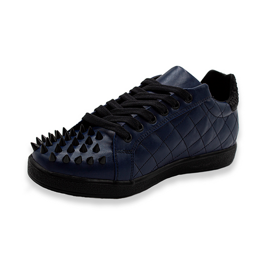 TENIS SNEAKERS CAPITONADOS DE BECERRO ITALIANO - AZY589H