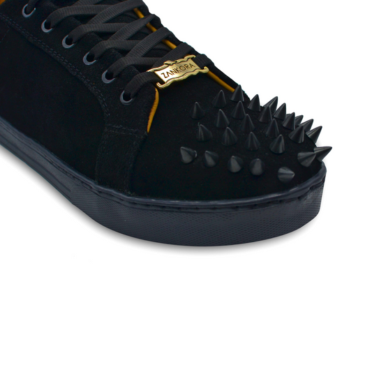 TENIS SNEAKERS DE PIEL GAMUZA CON ESTOPEROLES - GMR4965J