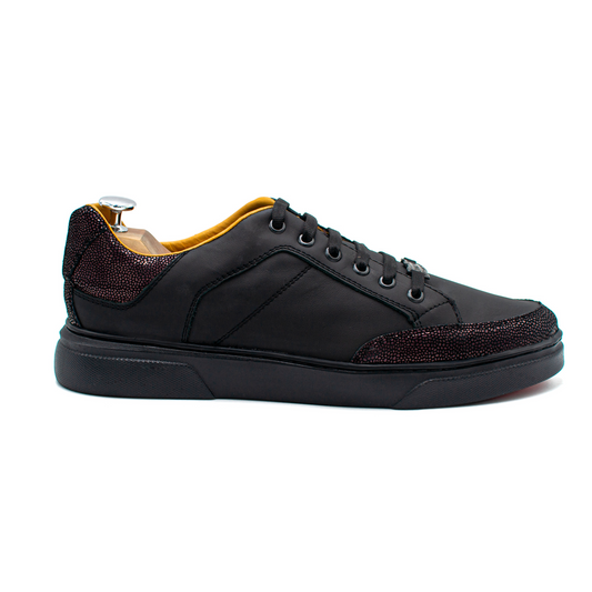 TENIS SNEAKERS DE PIEL CABRA - JUYQ67