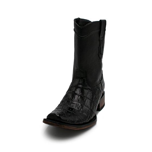 BOTAS CASUALES DE TUBO CORTO EN PIEL DE COCODRILO - BCC577H