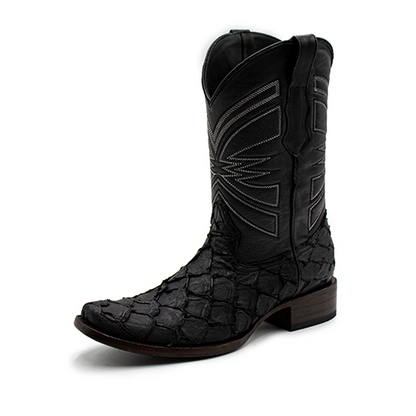 BOTAS VAQUERAS DE PIEL EXÓTICA DE PESCADO PIRARUCU - BV958PZ