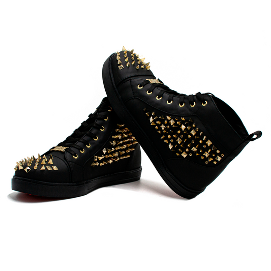 BOTINES COMPLETAMENTE EN PIEL DE BECERRO CON ESTOPEROLES - QOW903