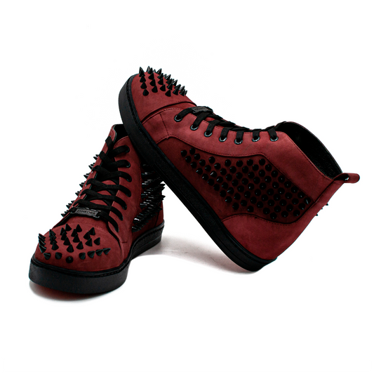 BOTINES COMPLETAMENTE EN PIEL DE RES NOBUCK CON ESTOPEROLES - DHE983I