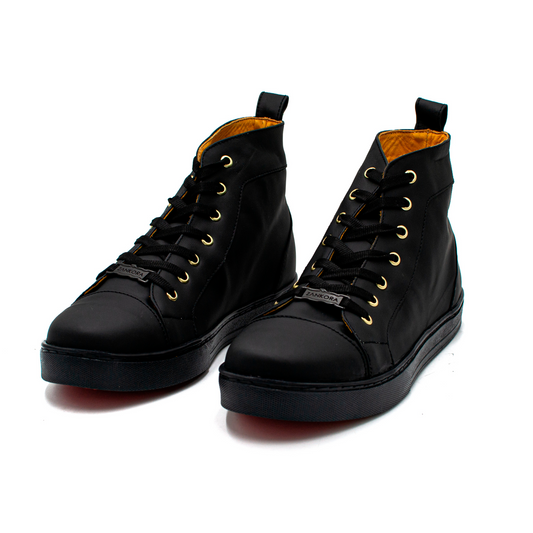 BOTIN LISO COMPLETAMENTE EN PIEL DE BECERRO ITALIANO - RTO302O