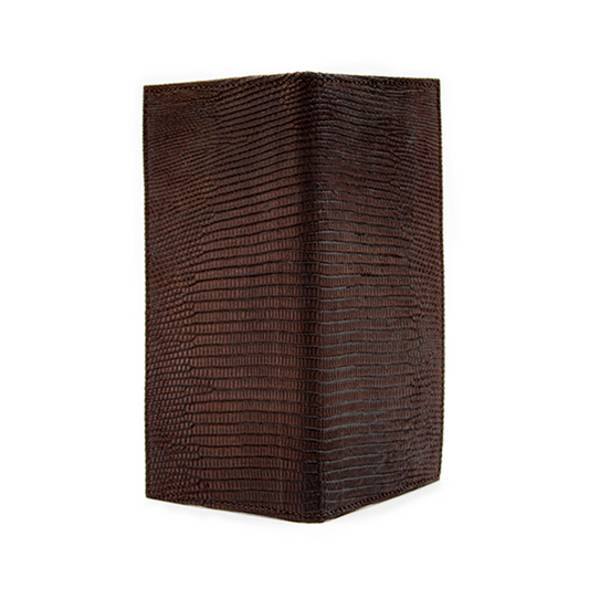CARTERA O CHEQUERA TIPO TEXANA EN PIEL DE LIZARD NOBUCK - CTX256T