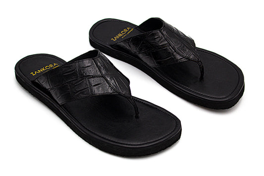 HUARACHE EN PIEL GENUINA DE COCODRILO - HCH932K
