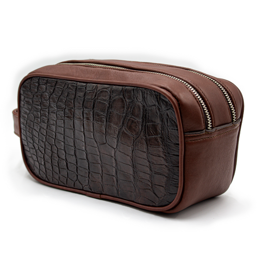 NECESER SOBAQUERA EN PIEL GENUINA DE COCODRILO - NSC9548J