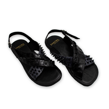 HUARACHES PARA CABALLERO EN PIEL GENUINA DE COCODRILO Y PITÓN -  HCH47GT