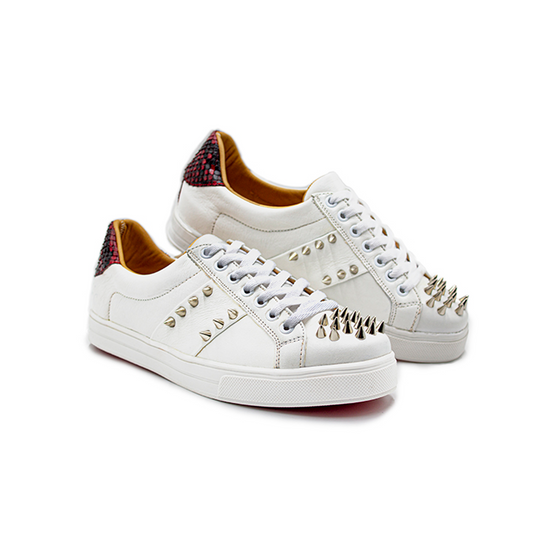 TENIS SNEAKERS DE BECERRO Y PITÓN - E84HPL