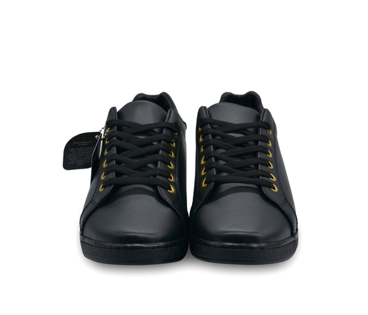 TENIS SNEAKERS NEGRO COMPLETAMENTE PIEL DE BECERRO ITALIANO