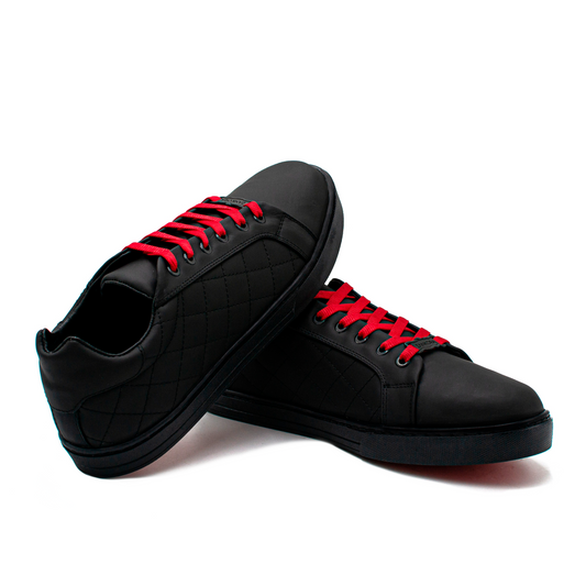 TENIS SNEAKERS NEGROS CAPITONADOS - JHU823I
