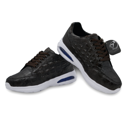 TENIS SNEAKERS COMPLETAMENTE DE COCODRILO - AJS789J